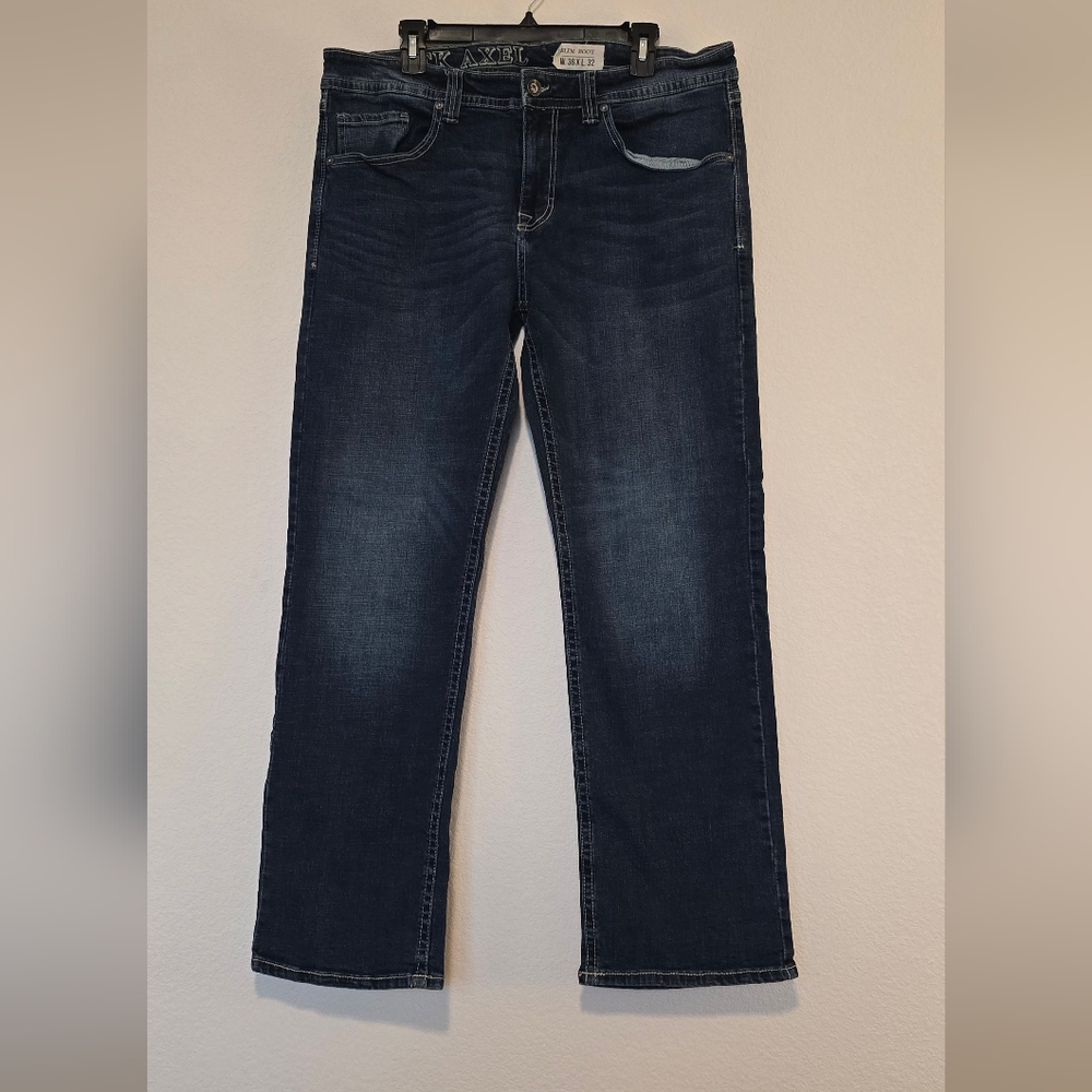 New TK Axel Men's Slim Boot Jeans 36 x 32